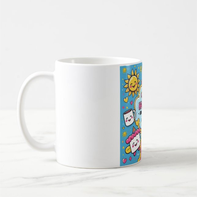 Café Caneca dotada de graça (Esquerda)