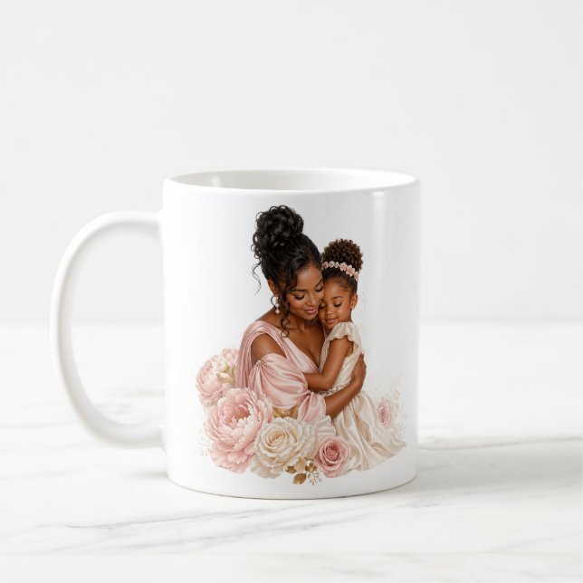 Café Caneca Elegante de Dia das Mães Preta (Esquerda)
