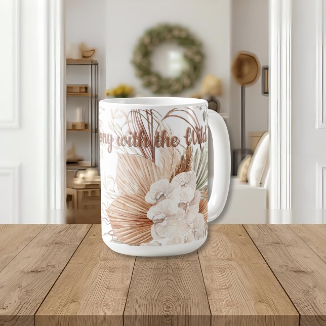 Café Caneca Em Harmonia com o Selvagem | Caneca de Cerâ (Criador carregado)