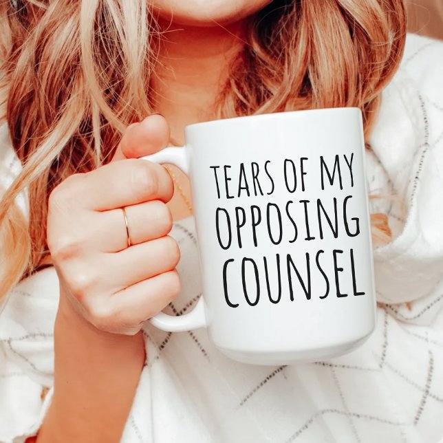 Café Caneca Engraçada de Advogado para Advogados e Estu (Attorney Graduation Gift Mug for Him or Her, Litigation Humor Mug, Funny Lawyer mug gift for her)
