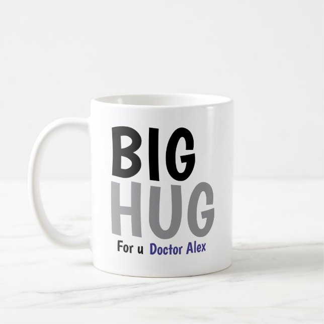 Café Caneca engraçada de agradecimento para presente pa (Esquerda)