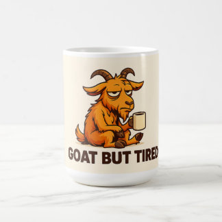 Café Caneca Engraçada de Bode Sonolento para Viciados e
