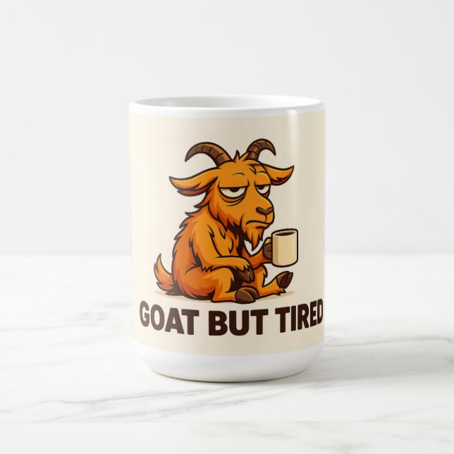 Café Caneca Engraçada de Bode Sonolento para Viciados e (Centro)