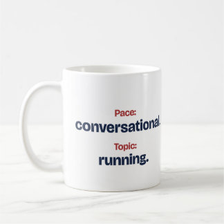 Café Caneca Engraçada de Conversa para Corredor
