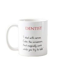 Caneca Engraçada de Dentista