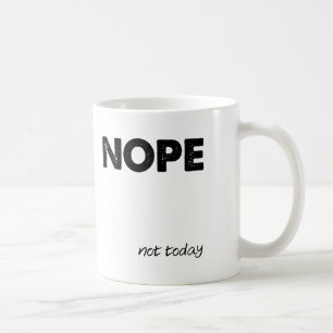 Café Caneca engraçada de Nope