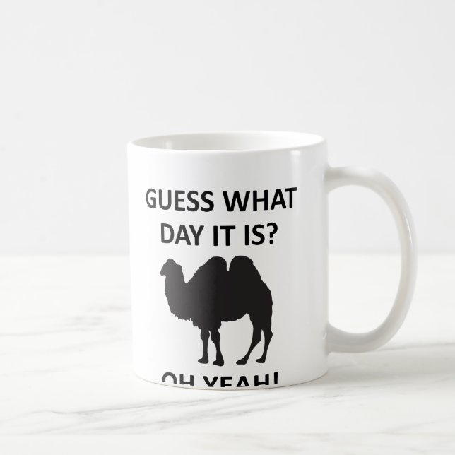 Café Caneca Engraçada de Quarta-feira com Camelo do Mei (Direita)