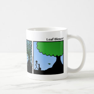 Café Caneca engraçada de Stickman do ventilador de