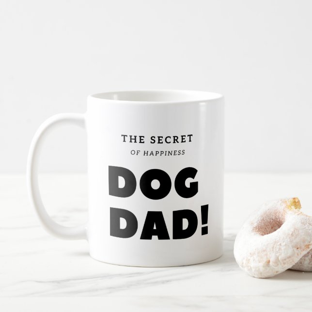 Café Caneca engraçada - dia de os pais (Com Donut)