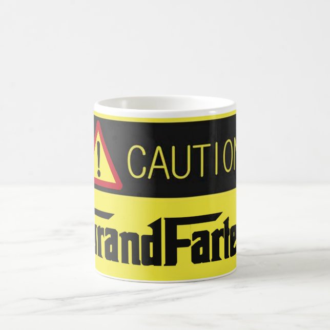 Café caneca engraçada dia de os pais do grande farter (Centro)