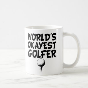 Café Caneca engraçada do jogador de golfe do Okayest d