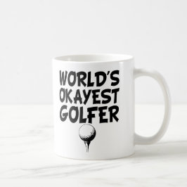 Café Caneca engraçada do jogador de golfe do Okayest do