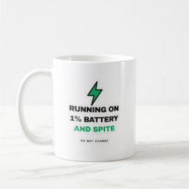 Café Caneca Engraçada Funcionando Com 1 Porcento De Bat