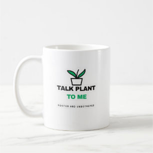 Café Caneca Engraçada para Amantes de Plantas Fale Plan
