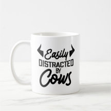 Caneca engraçada para amantes de vacas Facilmente