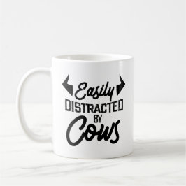 Café Caneca engraçada para amantes de vacas Facilmente 
