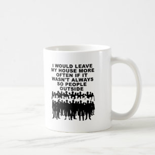 Café Caneca Engraçada para Pessoas de Fora