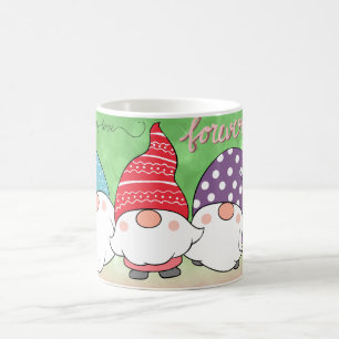 Café Caneca Espelhada GNOME, para Amantes de Gnomos, Ca