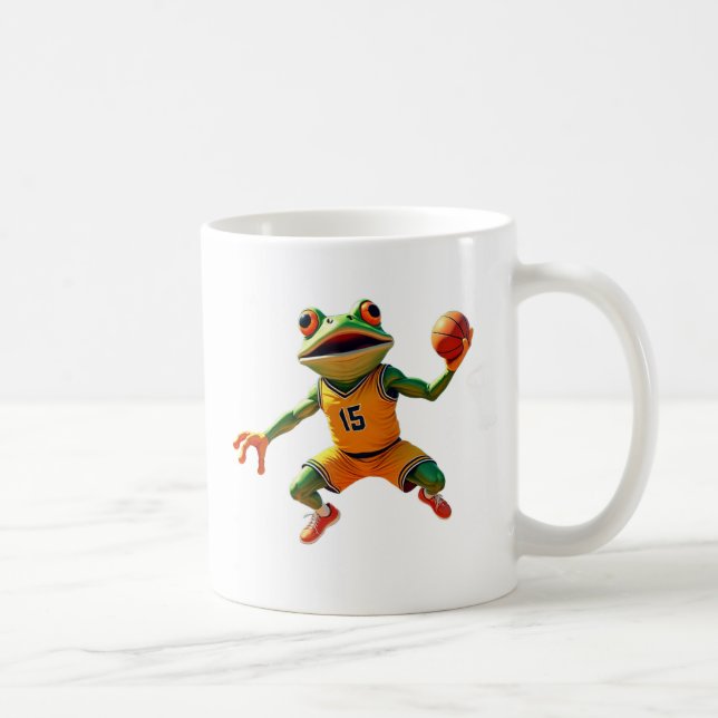 Café Caneca esquerda Sapo de basquete (Direita)