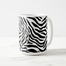 Café Caneca Estampa de Zebra