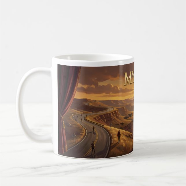 Café Caneca Estrada Dourada de Autodescoberta à Minha M (Esquerda)