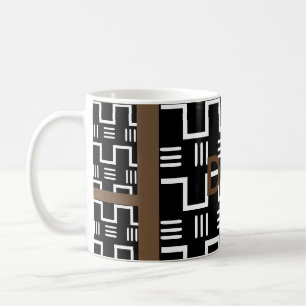 Café Caneca étnica de pano da lama para o pai