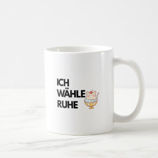 Café Caneca Eu Escolho Paz – Citação Alemã de Autocuida