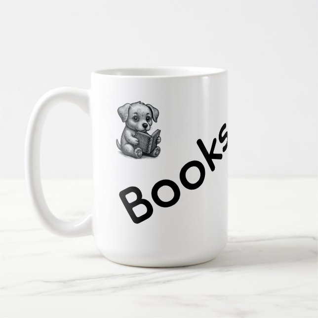 Café Caneca Eu Preciso Apenas de Terapia com Livros | C (Esquerda)