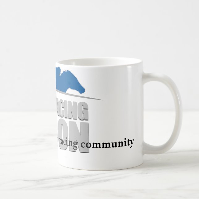 Café Caneca fã-psta nação da corrida de cavalos (Direita)