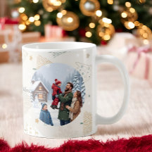 Caneca Família na Neve – Presente de Natal Aconche