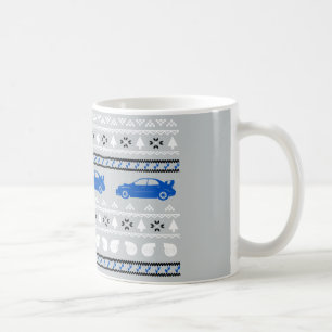 Café Caneca feia do carro de Turbo do Natal