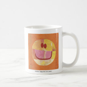 Café caneca feliz da cara do klee de Paul