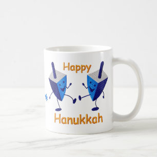Café Caneca feliz de Hanukkah