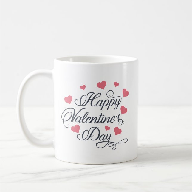 Café Caneca Feliz Dia de São Valentim (Esquerda)