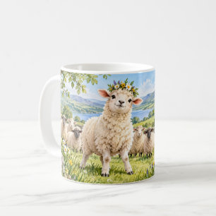 Café Caneca Flock Star Ovelha Divertida Amante de Ovelh
