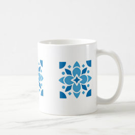 Café Caneca Floral de Azulejo Português – Cerâmica Azul