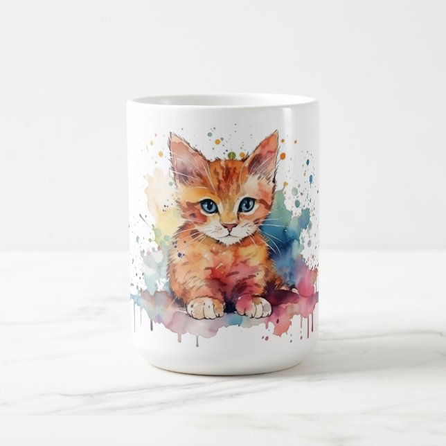 Café Caneca Floral de Gato  (Centro)