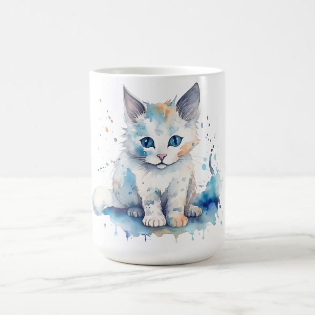 Café Caneca Floral de Gato  (Centro)