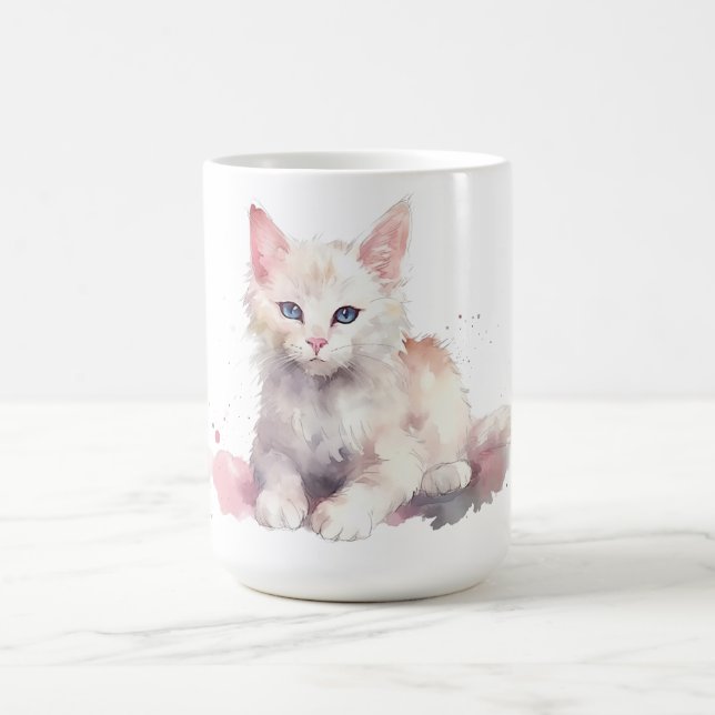 Café Caneca Floral de Gato  (Centro)