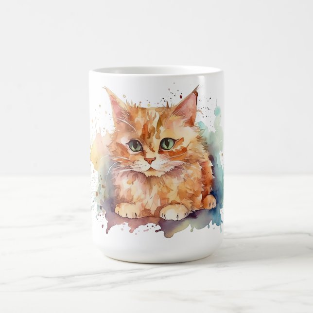 Café Caneca Floral de Gato  (Centro)