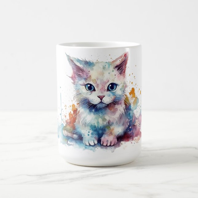 Café Caneca Floral de Gato  (Centro)