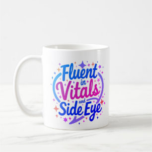 Café Caneca Fluent em Sinais Vitais e Olhar de Enfermei