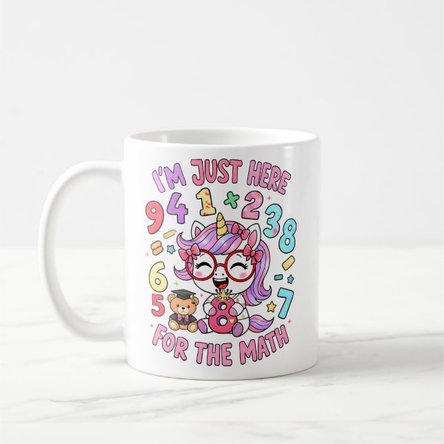 Café Caneca Fofa de Matemática para Quem Ama Matemática (Esquerda)