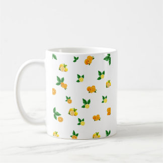 Café Caneca Folhas de Laranja Limão Cítrico Botânico Fr