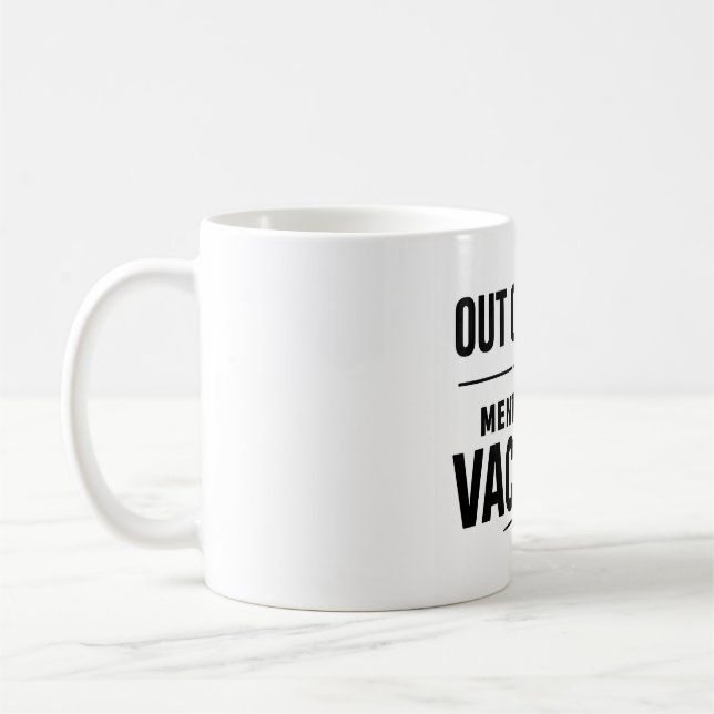 Café Caneca Fora do Escritório | Mentalmente de Férias  (Esquerda)