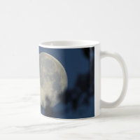 Caneca Fotográfica da Lua de inverno