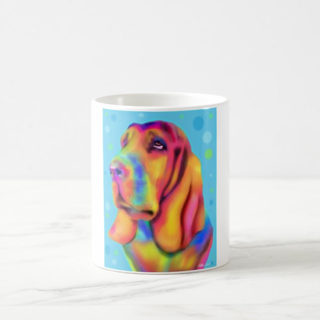 Café Caneca Funky de Basset Hound (Centro)