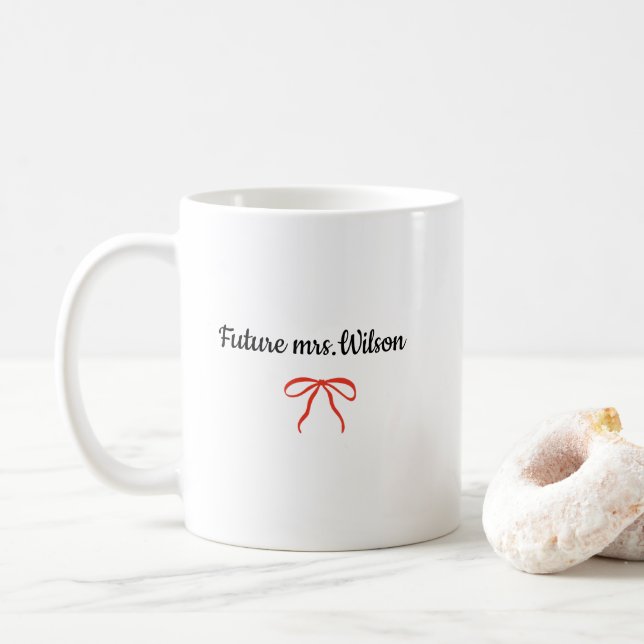 Café Caneca Future Mrs Coffee Presente de Noivado para  (Com Donut)