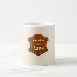 Café Caneca Genuína 100% com Padrão Neutro de Latte