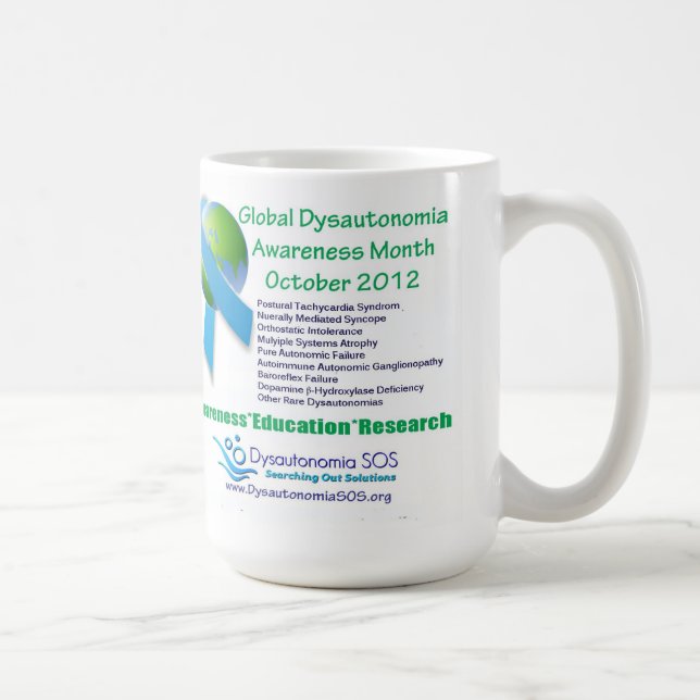 Café CANECA global do mês 2012 da consciência de (Direita)